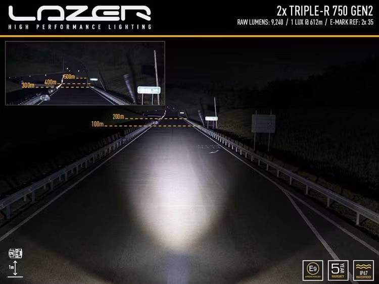 Extraljuskit Lazer Triple-R 750 (G2) Fiat Ducato 2014-2021